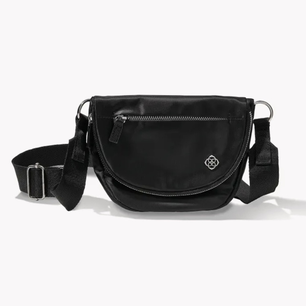 Kendra Scott Small Crossbody Nylon Black